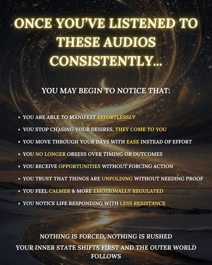 Manifest Without Effort Affirmations Audio Collection